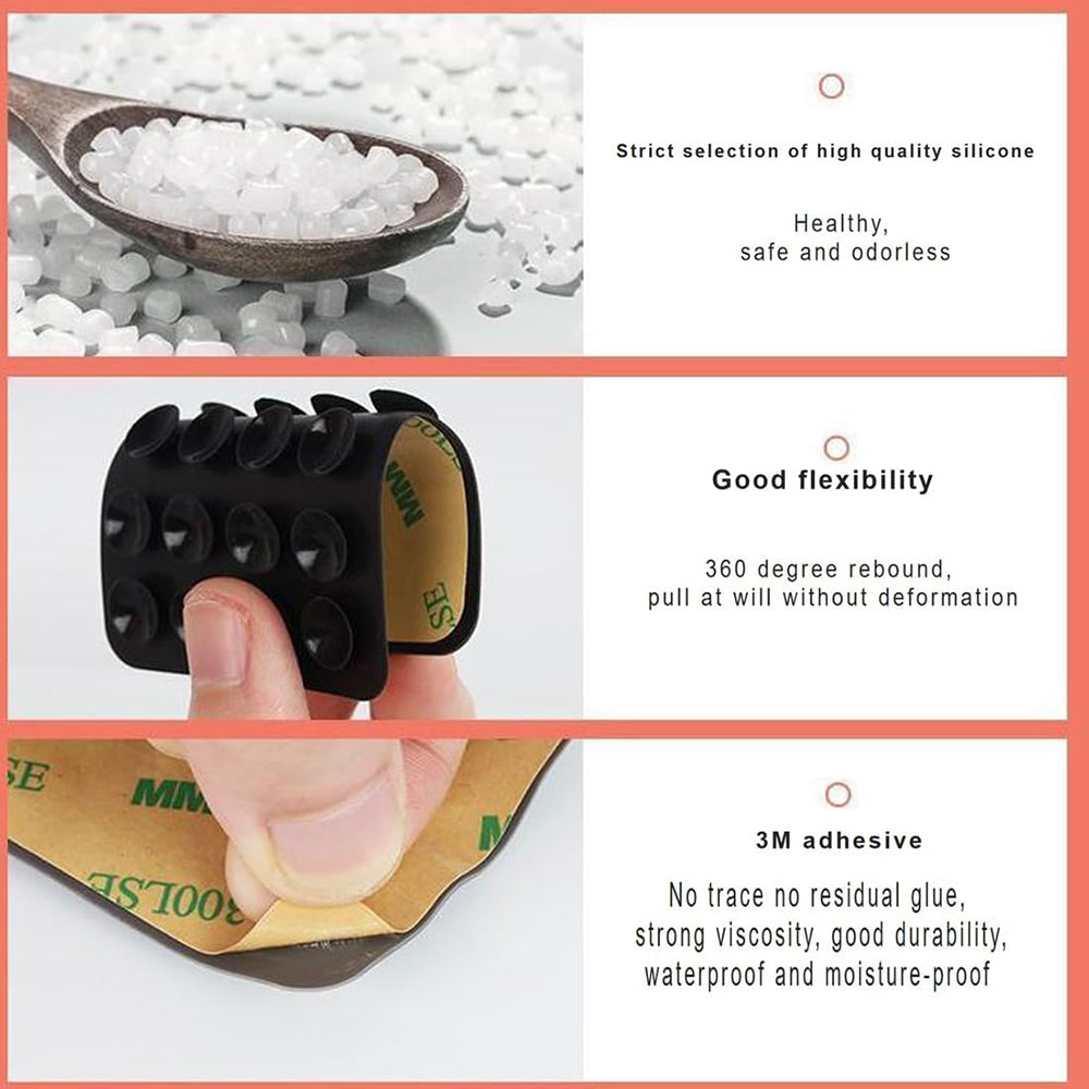 Techsuit SW-PAD Suction Cup Holder, White