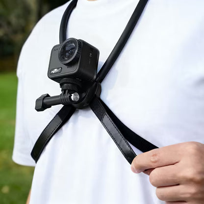 Support de Cou Acefast E37 pour Caméra Sport, Noir