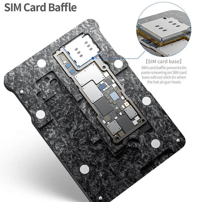 Support de Travail PCB Magnétique QIANLI pour Apple iPhone 15 Series