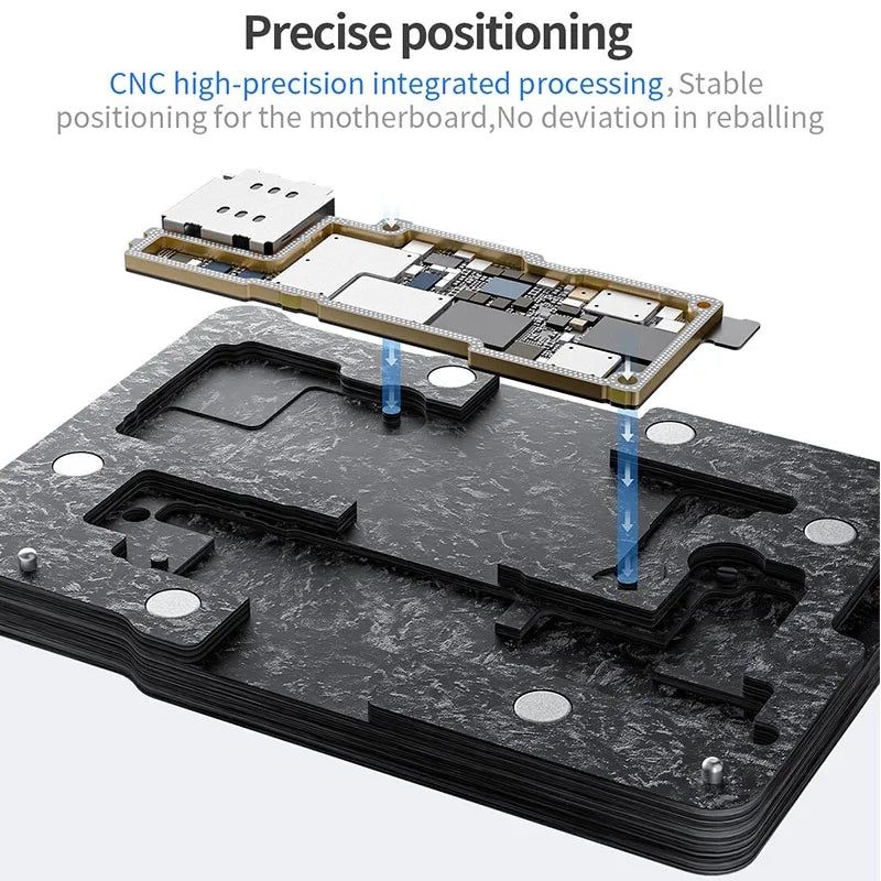 Support de Travail PCB Magnétique QIANLI pour Apple iPhone 15 Series