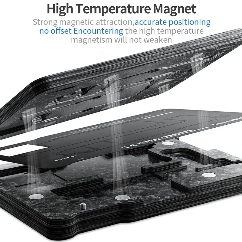 Support de Travail PCB Magnétique QIANLI pour Apple iPhone 15 Series