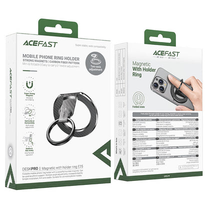 Support Anneau Acefast E25, Noir