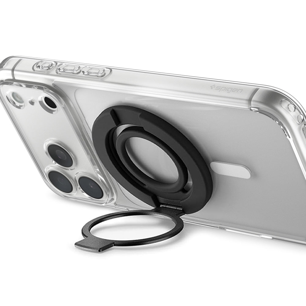 Support Anneau Spigen Dual Pop Mag S, Universel, Noir AMP11735