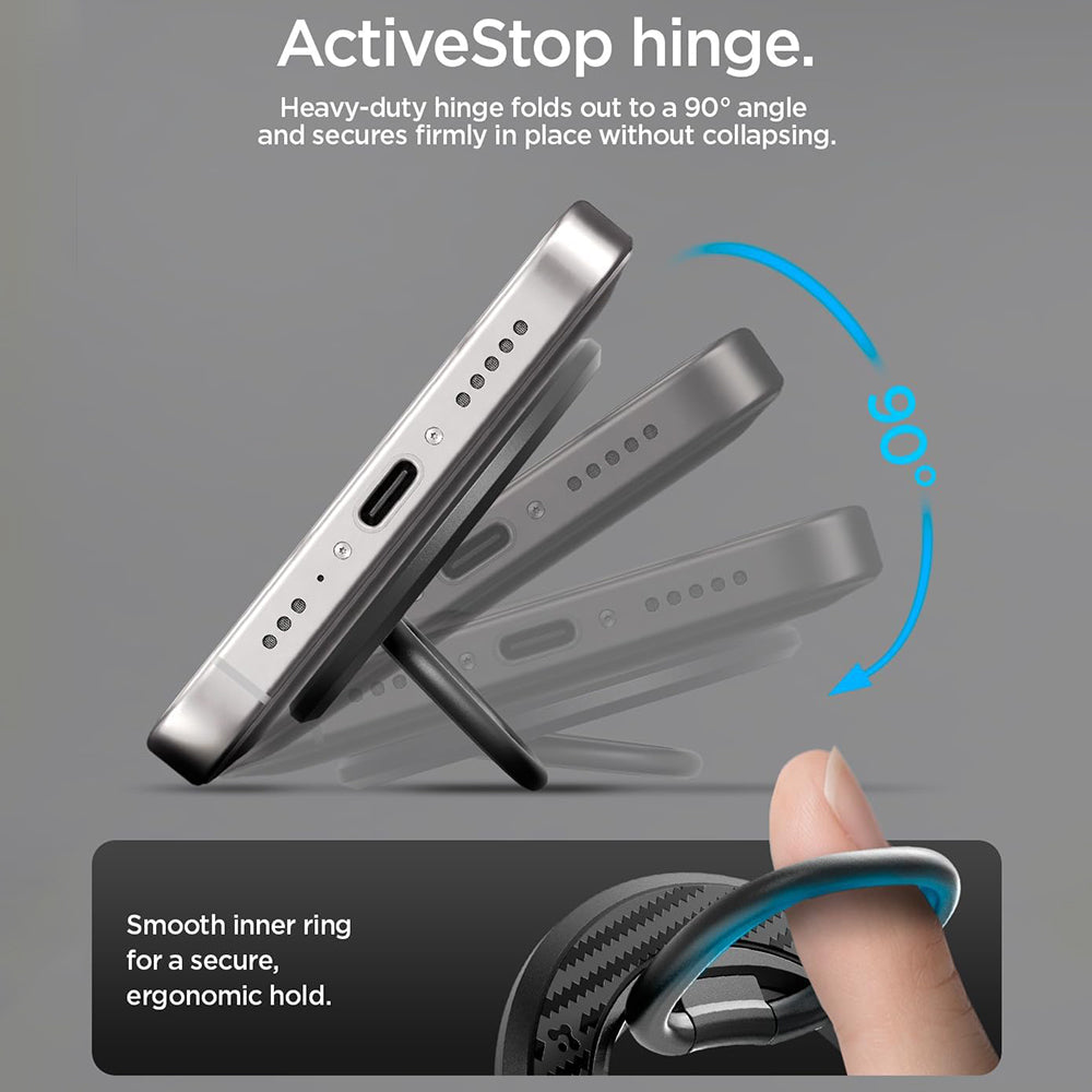 Support Anneau Spigen O-Mag OM106, Universel, Noir AMP09334