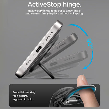 Support Anneau Spigen O-Mag OM106, Universel, Noir AMP09334