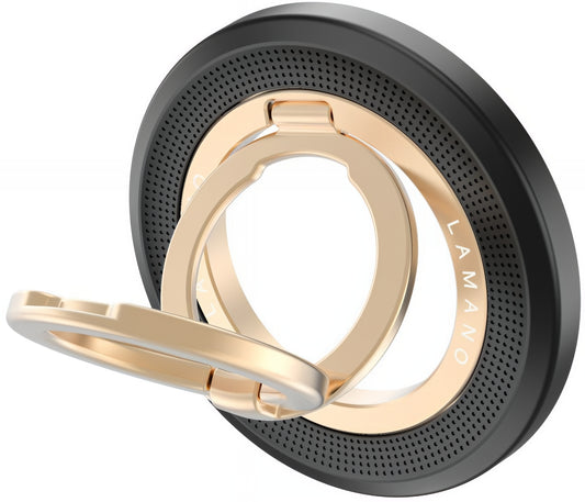 Support Anneau Tech-Protect MMR700 Lamano, Universel, Noir Doré