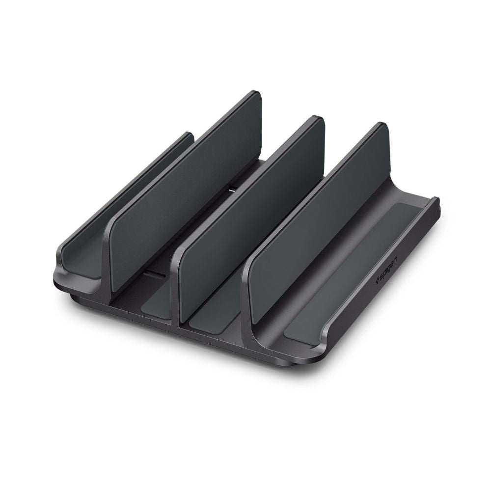 Support Vertical Spigen LD208S4 Two pour Laptop de 14mm à 27mm d'épaisseur, Gris AMP10640