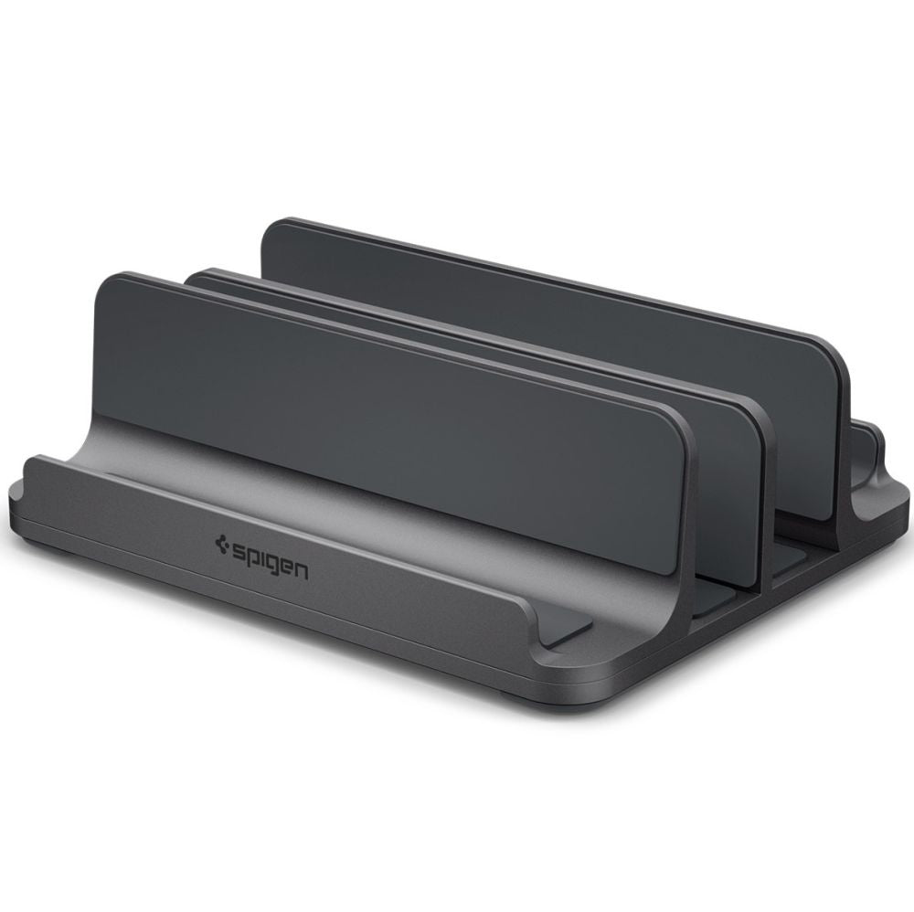 Support Vertical Spigen LD208S4 Two pour Laptop de 14mm à 27mm d'épaisseur, Gris AMP10640