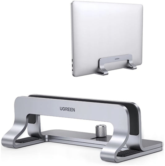 Support Vertical UGREEN LP258 (29277) pour ordinateur portable d'épaisseur 12mm - 26mm, Argenté