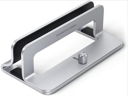 Support Vertical UGREEN LP258 (29277) pour ordinateur portable d'épaisseur 12mm - 26mm, Argenté