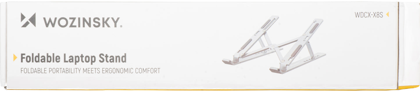 Support WZK WDCX-X8S pour ordinateur portable 10 pouces - 16 pouces, Argenté