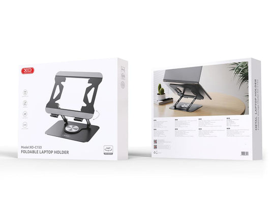 Support XO Design C153 pour ordinateur portable max. 17,3 pouces, Noir