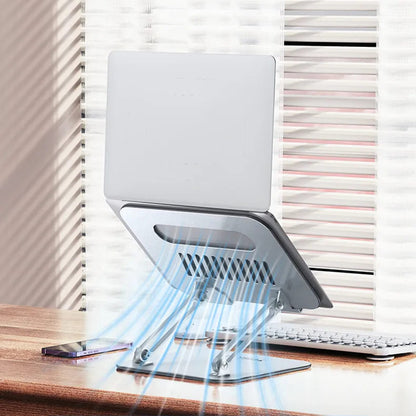 Support Yesido LP05 pour ordinateur portable 10 pouces - 17 pouces, Argenté