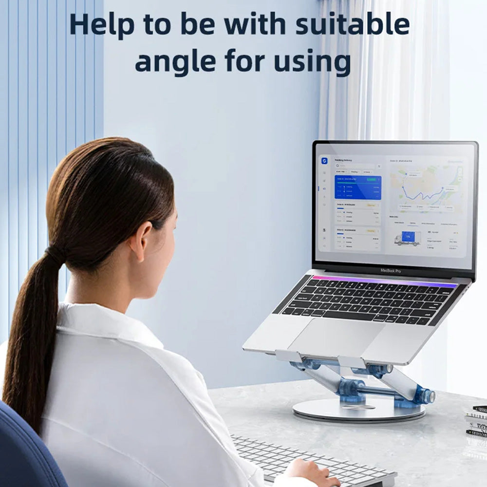 Support Yesido LP06 pour ordinateur portable 10 pouces - 17,3 pouces, Argenté