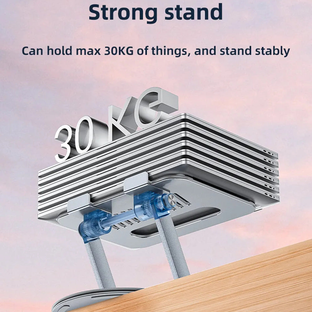 Support Yesido LP06 pour ordinateur portable 10 pouces - 17,3 pouces, Argenté