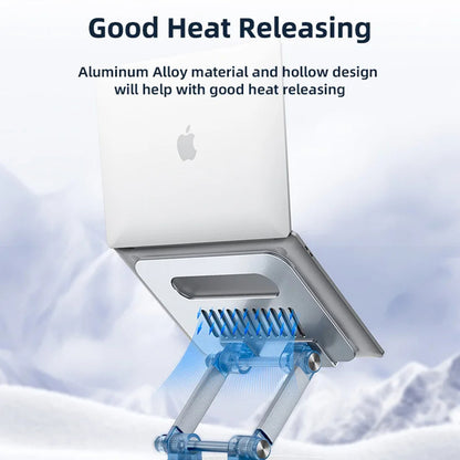 Support Yesido LP06 pour ordinateur portable 10 pouces - 17,3 pouces, Argenté