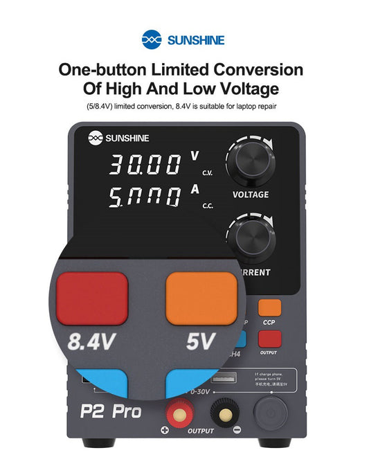 Alimentation Stabilisée en Courant Continu Sunshine P2 Pro