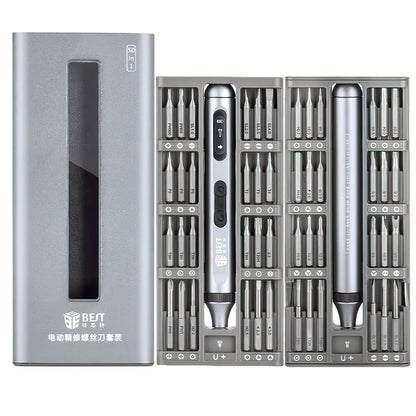 Tournevis électrique Best BST-9933A, 50 en 1, Argenté
