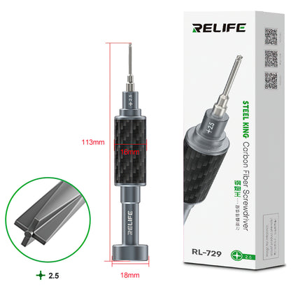 Tournevis Relife RL-729, Cruciforme Creux 2.5mm