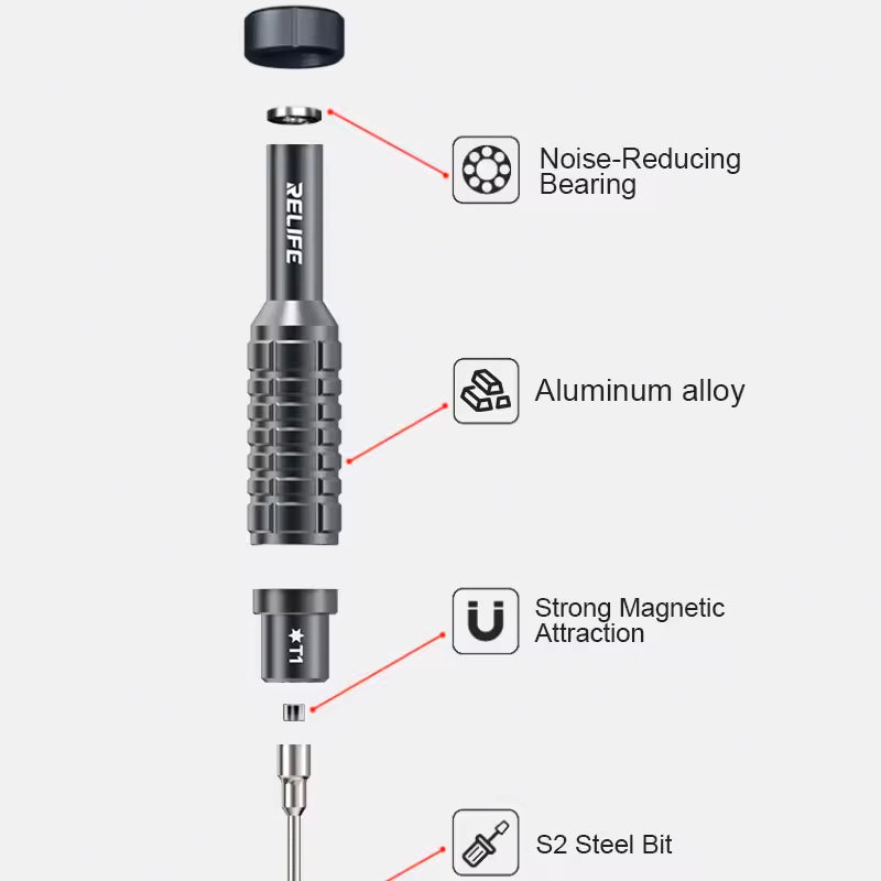 Tournevis Relife RL-730A, 5en1