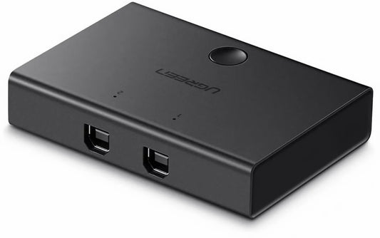 Interrupteur USB UGREEN US158, 2 x USB-B, Noir