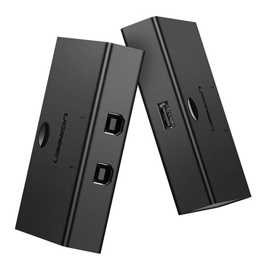 Interrupteur USB UGREEN US158, 2 x USB-B, Noir