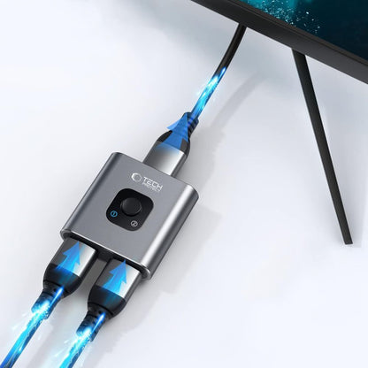 Switch Vidéo HDMI Tech-Protect HB07, Gris
