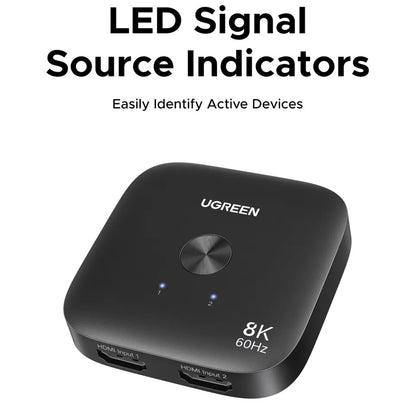 Switch Vidéo HDMI UGREEN 65877, Noir