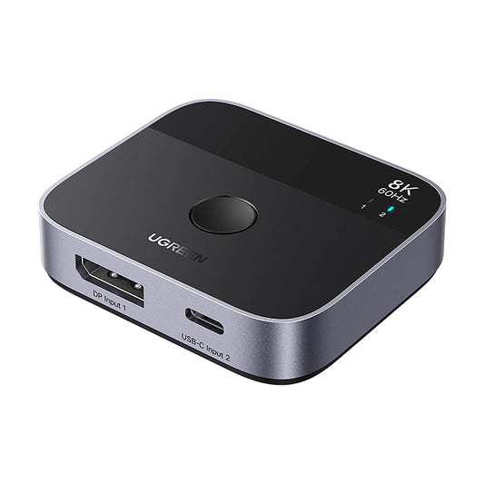 Switch Vidéo DisplayPort / USB-C UGREEN 65878, Noir