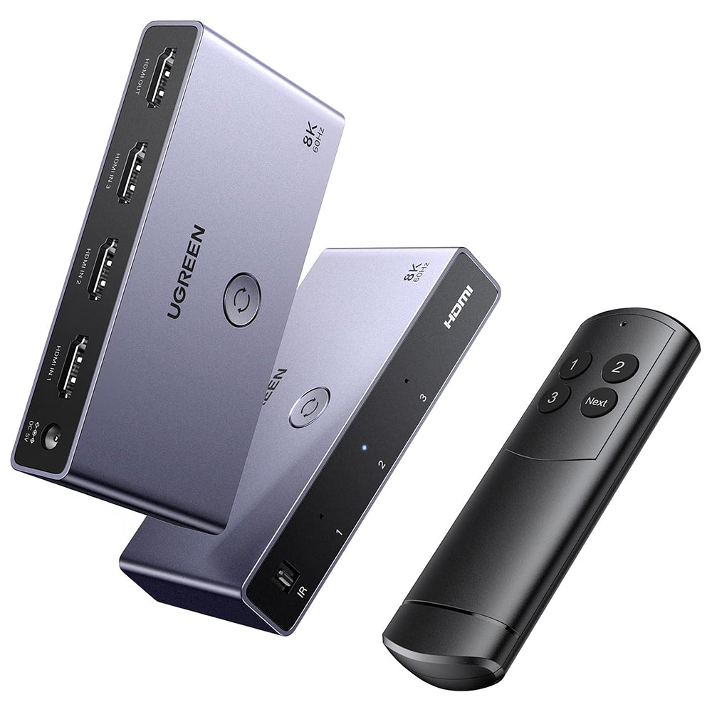 Commutateur Vidéo HDMI UGREEN CM624 (15604), Gris