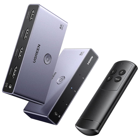 Commutateur Vidéo HDMI UGREEN CM624 (15604), Gris