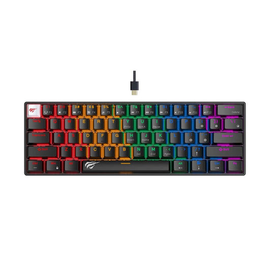 Clavier Gaming HAVIT KB903L, RGB, 1.8m, Noir