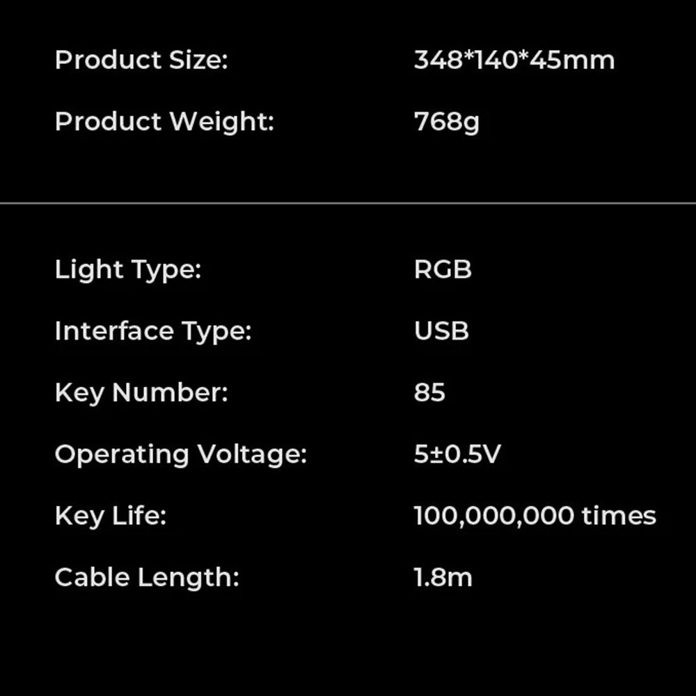 Clavier Gaming HAVIT KB904L, RGB, 1.8m, Noir Vert