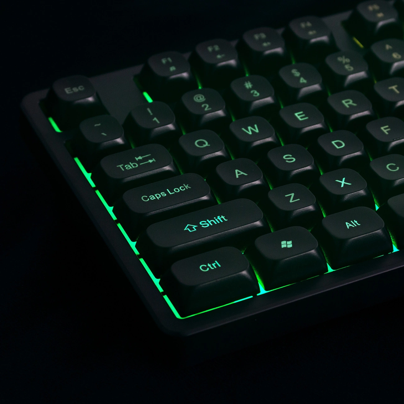 Clavier Gaming Filaire USB WZK WKG-200, RGB, 1,5m, Noir