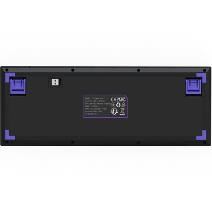 Clavier Gaming Sans Fil Proove Slicker Pro, RGB, BT / Wi-Fi / Filaire, 1.8m, Noir WKSLPEN22416