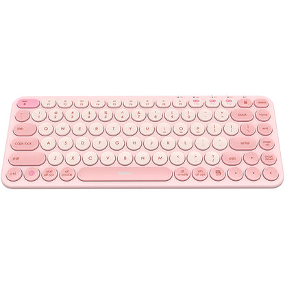 Baseus K01A Clavier sans fil trimode, BT / Wi-Fi, rose B009009555550341313-00