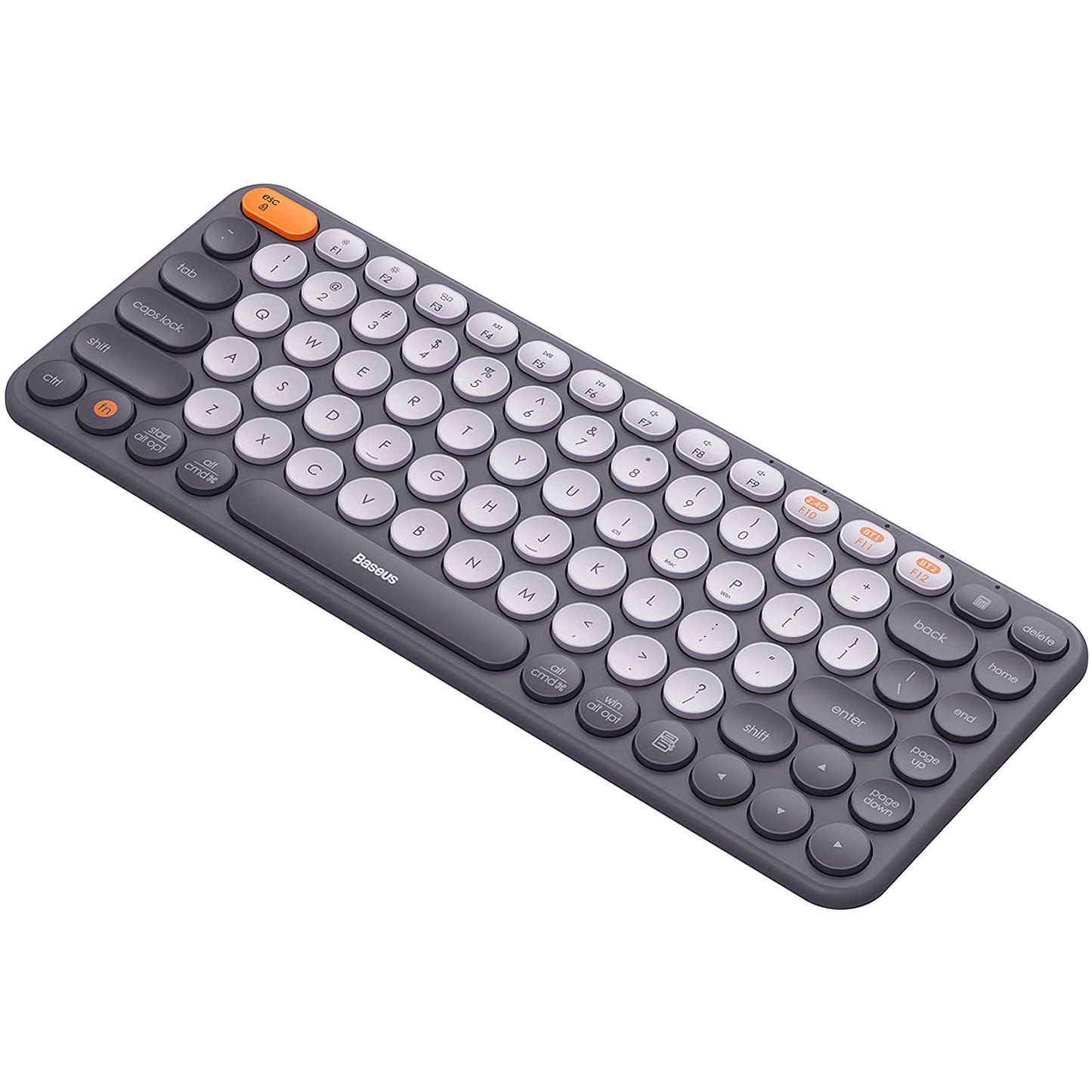 Baseus K01A Clavier sans fil trimode, BT / Wi-Fi, gris B009009555550383333-00