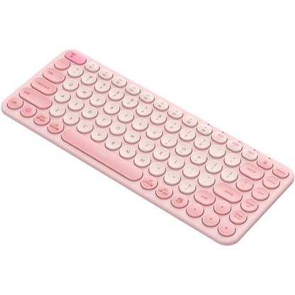 Baseus K01A Clavier sans fil trimode, BT / Wi-Fi, rose B009009555550341313-00