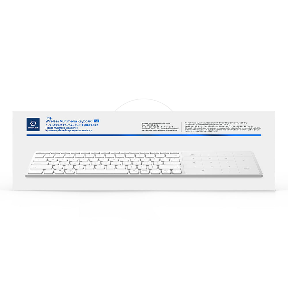 Clavier sans fil DUX DUCIS LK, BT / Wi-Fi, Noir