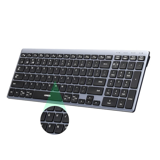 Clavier sans fil UGREEN K552 (75163), BT / Wi-Fi, Noir