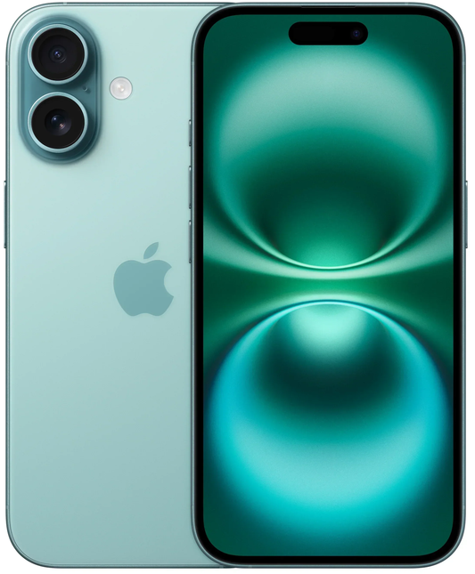 Téléphone Mobile Apple iPhone 16, 128GB, Teal India Spec MYED3HN/A