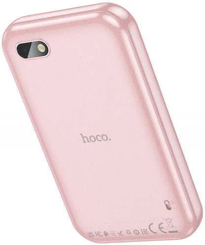 Téléphone Mobile HOCO Y102 Kids, 2G, Écran 2.8 pouces, Rose