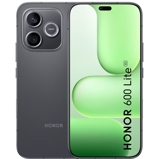 Téléphone Mobile Honor 600 Lite 5G Dual SIM, 256GB, 8GB, Noir LNA-NX1