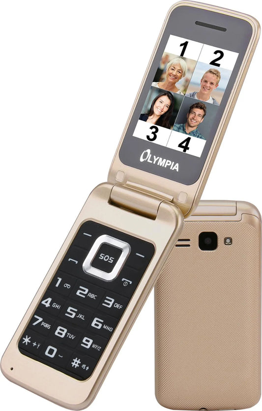 Téléphone Mobile Olympia Luna Dual SIM, Or 2212