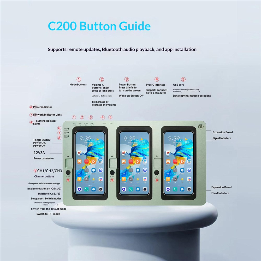 DLN C200 Display Tester for Apple iPhone X - 15 Plus Series