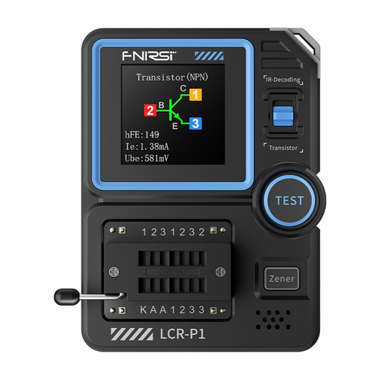 Tester Service Fnirsi LCR-P1 pour la mesure des condensateurs et des transistors