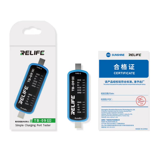 Testeur de service Relife TB-09 SE, Lightning / USB-C