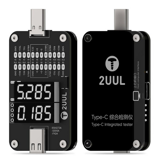 Testeur de tension 2UUL PW32, USB-C