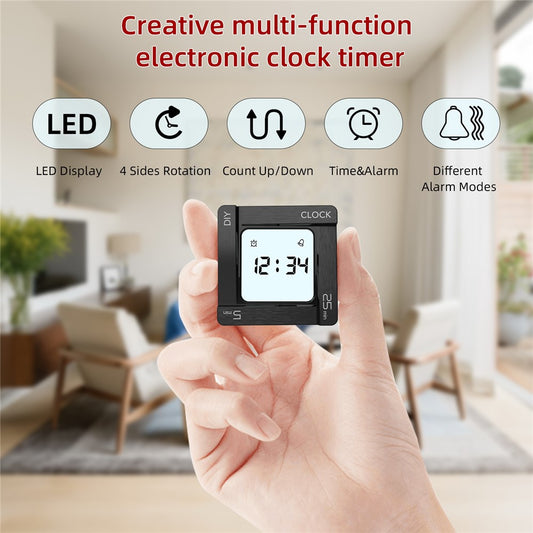 Minuteur OEM EN7019 Flip, Noir