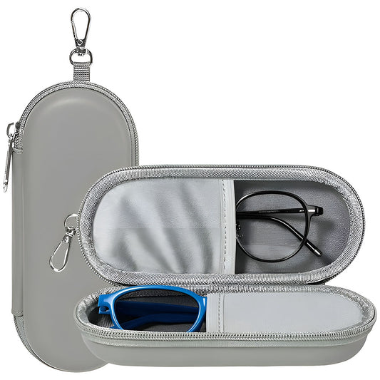 Étui à lunettes Techsuit ETJ3, 165mm x 65mm x 40mm, Gris
